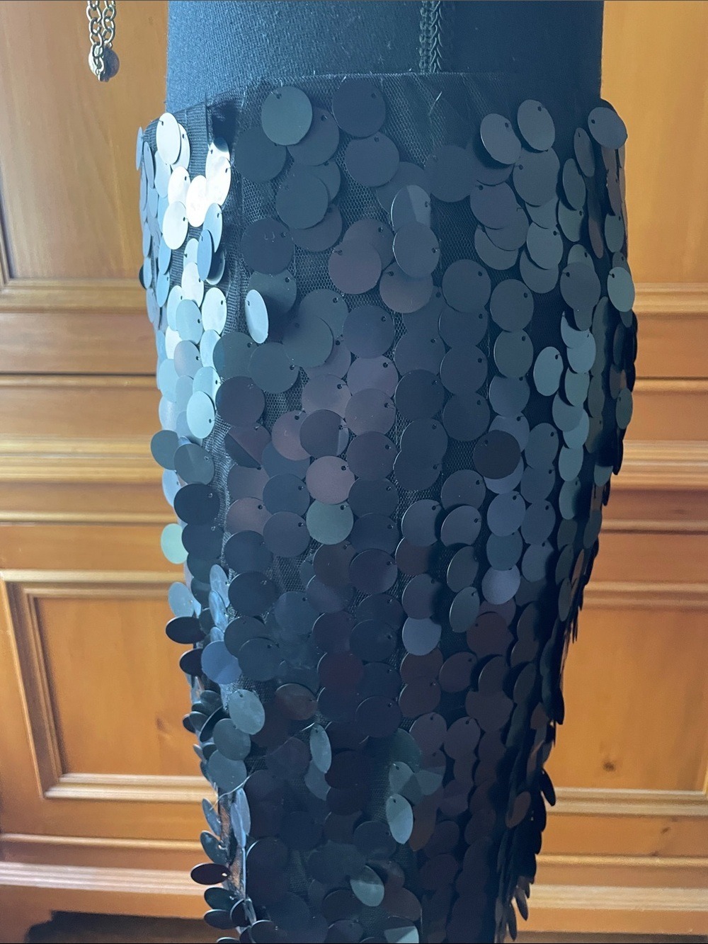 Studio 54 🪩 Party Black Sequined Mini Skirt - BNWT Size S - Picture 3 of 8